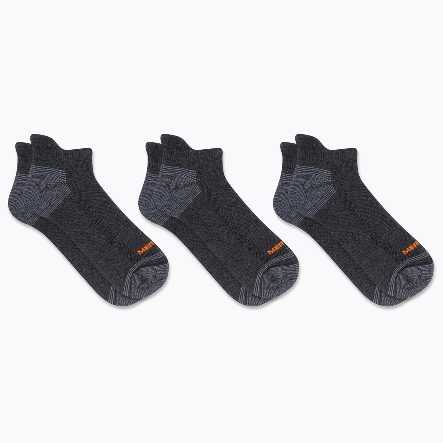 Unisex-Adult Recycled Everyday Half Cushion Low Cut Tab Socks - 3 Pairs - Breathable Hiking