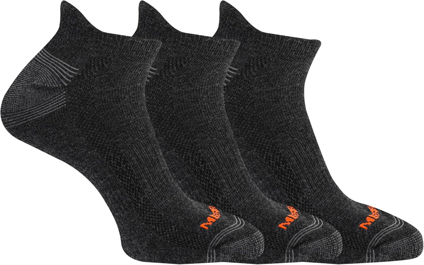 Unisex-Adult Recycled Everyday Half Cushion Low Cut Tab Socks - 3 Pairs - Breathable Hiking