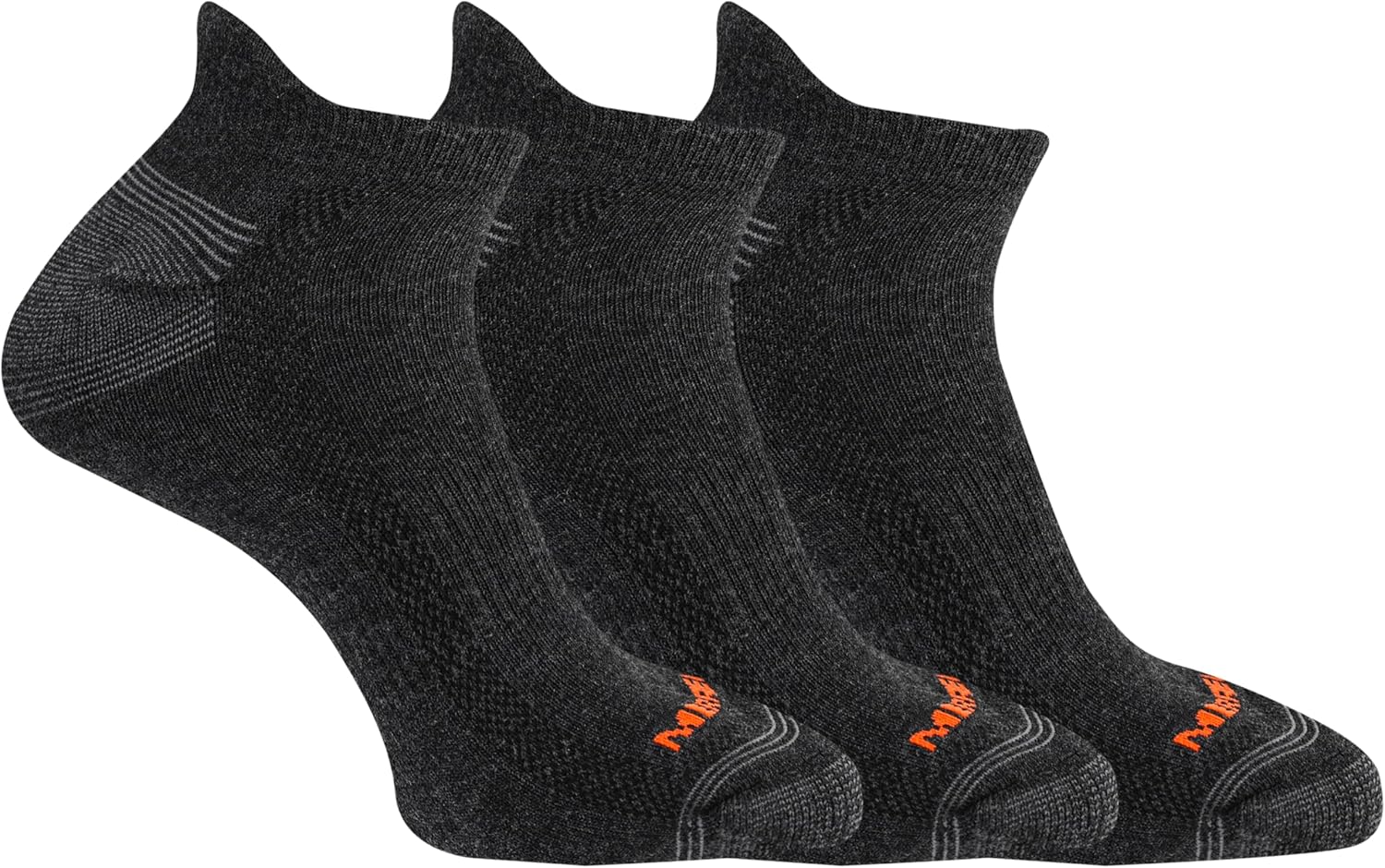 Unisex-Adult Recycled Everyday Half Cushion Low Cut Tab Socks - 3 Pairs - Breathable Hiking